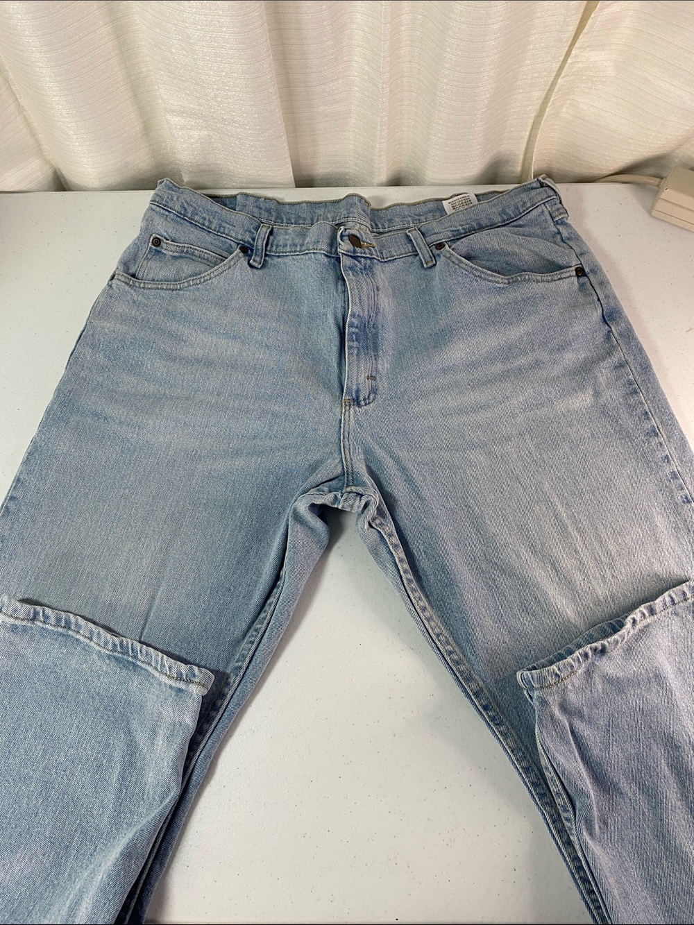 Wrangler Light Blue Relaxed Fit Denim Jeans